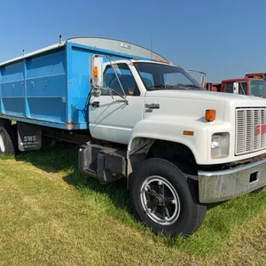 1993 GMC Kodiak Top Kick Sle Grain Truck w/ 19’ SWS Steel Box, 57,610km, VIN 1GDL7H1PXPJ507653