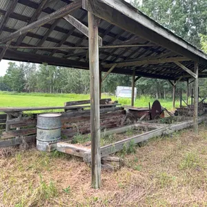 Antique Saw Mill w/ 42" Blade Rolling Feed Carriage
