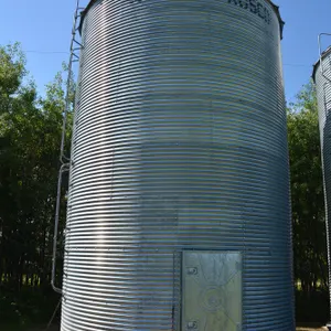Westeel 14’ x 8 Ring Grain Bin, Wood Floor (Marked W1 inside Door)