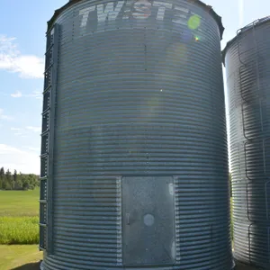 Twister 14’ x 6 Ring Grain Bin, Wood Floor (Marked T1 inside Door)
