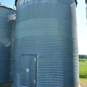 Twister 14’ x 6 Ring Grain Bin, Wood Floor (Marked T2 inside Door)