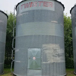 Twister 14’ x 6 Ring Grain Bin, Wood Floor (Marked T6 inside Door)