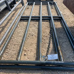 (2) 10' Heavy Duty 2" 5 Bar Swing Gate