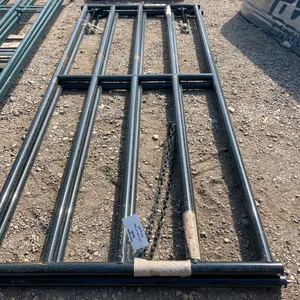 (2) 10' Heavy Duty 2" 5 Bar Swing Gate