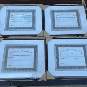 Certificate frames