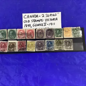 CANADA 2-SERIES OLD STAMPS