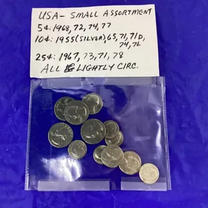USA ASSORTMENT OF COINS