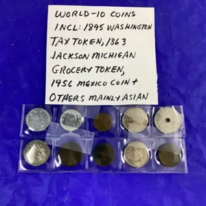 10-WORLD COINS