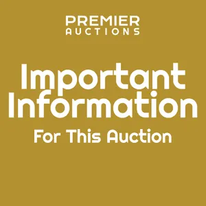 Important Information About This Auction!!