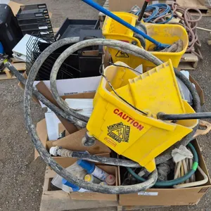 Pallet Of Mop Pails, Misc Shop Supplies And Rubber Boots
 UNRESERVED