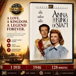 NEW DVD "ANNA AND THE KING OF SIAM" 1946