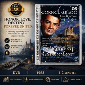 NEW DVD "SWORD OF LANCELOT" CORNEL WILDE 1963