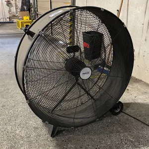 PROFLOW BLACK MOBILE INDUSTRIAL DRUM FAN