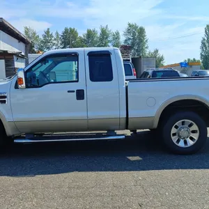 2008 FORD F350 LARIAT SUPER DUTY, 2DR EXT CAB PICKUP, WHITE, VIN 1FTWX30R58EB14290,