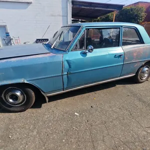 1967 CHEVROLET ACADIAN, 2DR COUPE, BLUE VIN 1131171105259
