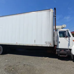 1999 INTERNATIONAL 4700 T444E, 2DR COMMERCIAL CARGO, WHITE, VIN 1HTSCABP4XH667409,