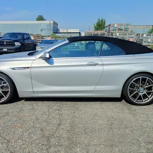 2012 BMW 650I, 2DR CONVERTIBLE, GREY, VIN WBALZ3C55CDL70687