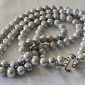 Double Strand Beautiful Pearl Necklace