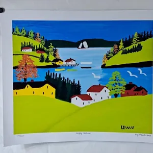 Maud Lewis "Digby Harbour" Print - 24"x20"