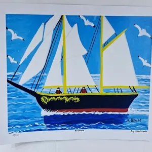Maud Lewis "Bluenose" Print - 24"x20"