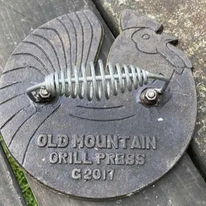 Cast Iron Grill Press