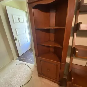 Cherry Corner Cabinet 26"x13"x66"H