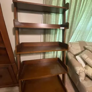 Cherry Angle Shelf 32"x13"x72"H