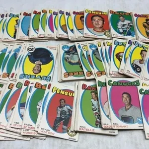 1971-72 O-Pee-Chee hockey card lot NHL