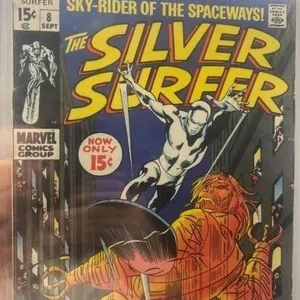 Graded 6.0 Silver Surfer no 8 comic Book