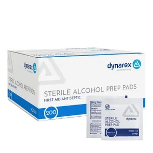 Dynarex Sterile Alcohol Prep Pads Medium 200ct