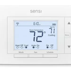 Sensi Smart Wi-Fi Thermostat White Open Box