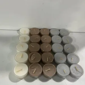 Assorted Tea Light Candles Set of 25 - $15.00