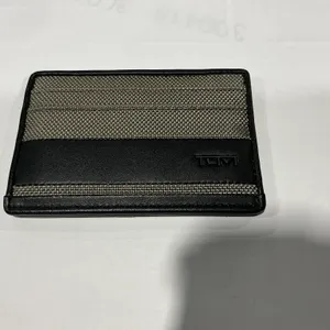 TUMI Alpha Slim Card Case Grey 2.8x4.1x0.2