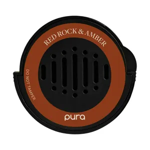 Pura Car Scent Refill Red Rock  Amber 0.33 Fl Oz