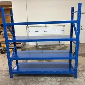 Unused 4-Tier Metal Shelf 300 lb Capacity (78" x 23.5" x 79.5")