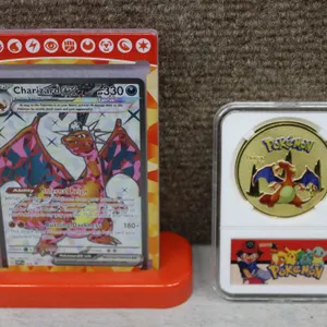 Charizard ex Pokémon Card and Coin Set