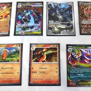 7 Pokémon Trading Cards Assorted