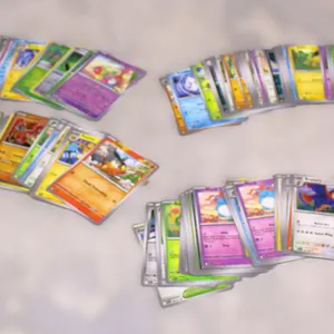 200 Pokémon Trading Cards, Mixed Sets, No Eng