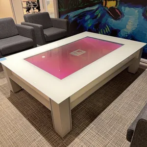 Commercial Interactive Touchscreen Coffee Table with integrated Samsung 65” LED display & ZOTAC ZBOX Nano Mini PC