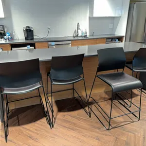 4 Plastic/ Metal Barstools