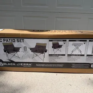 Black Sierra 4PC Patio Set