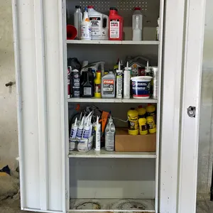 Metal Cabinet and Car Chemicals