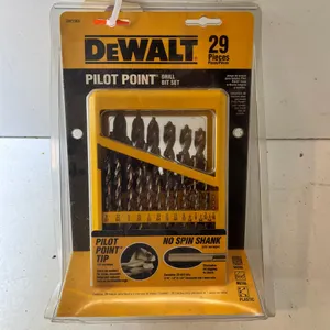 New DeWalt 29 Piece Pilot Point Drill Set