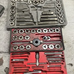 Set of Craftsman Tap and Die Tool Kits with Assorted Taps and Dies