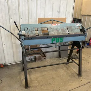 Roper Whitney U416 16 Gauge 48" Connecticut Box & Pan Brake, Serial 455879-00, with Stand