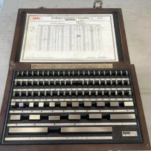 MHC 81-Piece Gauge Block Set Case and Certificate