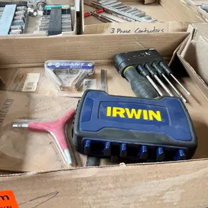 Irwin Drill Bit Set, Allen Wrenches, Precision Screwdrivers