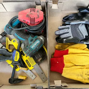 Milwaukee Finishing Sander, Makita Drill, and More