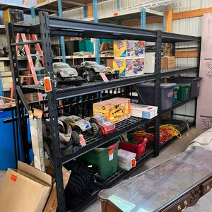 (2) 4-Shelf Racks