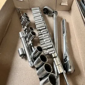 Assorted Craftsman Metric and Standard Sockets and Ratchet